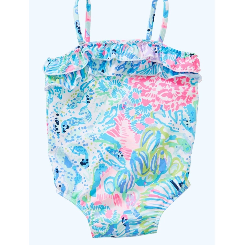 Lilly Pulitzer Lydia Infant Girls Swimsuit Sink or Swim